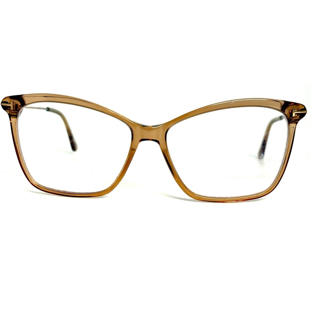 Tom Ford TF5687-B 045 56-14 Brown Cat Eye Eyeglasses Frames Made in Italy